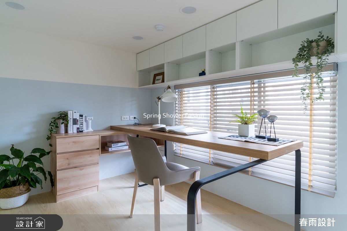 老屋(16~30年)＿現代風書房工作區案例圖片＿春雨設計＿春雨_164 內湖程公館之16