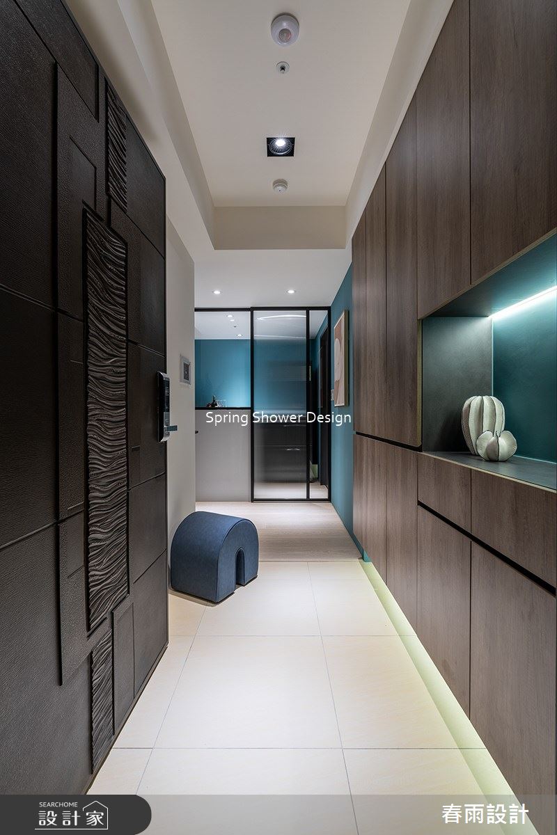 新成屋(5年以下)＿現代風玄關案例圖片＿春雨設計＿春雨_165 淡水宏盛蒙德里安之1