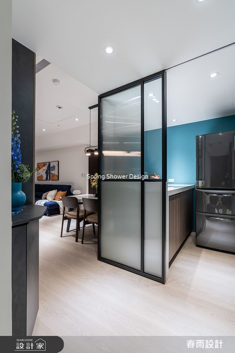 新成屋(5年以下)＿現代風客廳餐廳廚房案例圖片＿春雨設計＿春雨_165 淡水宏盛蒙德里安之3
