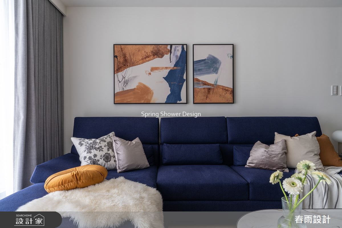 新成屋(5年以下)＿現代風客廳案例圖片＿春雨設計＿春雨_165 淡水宏盛蒙德里安之8