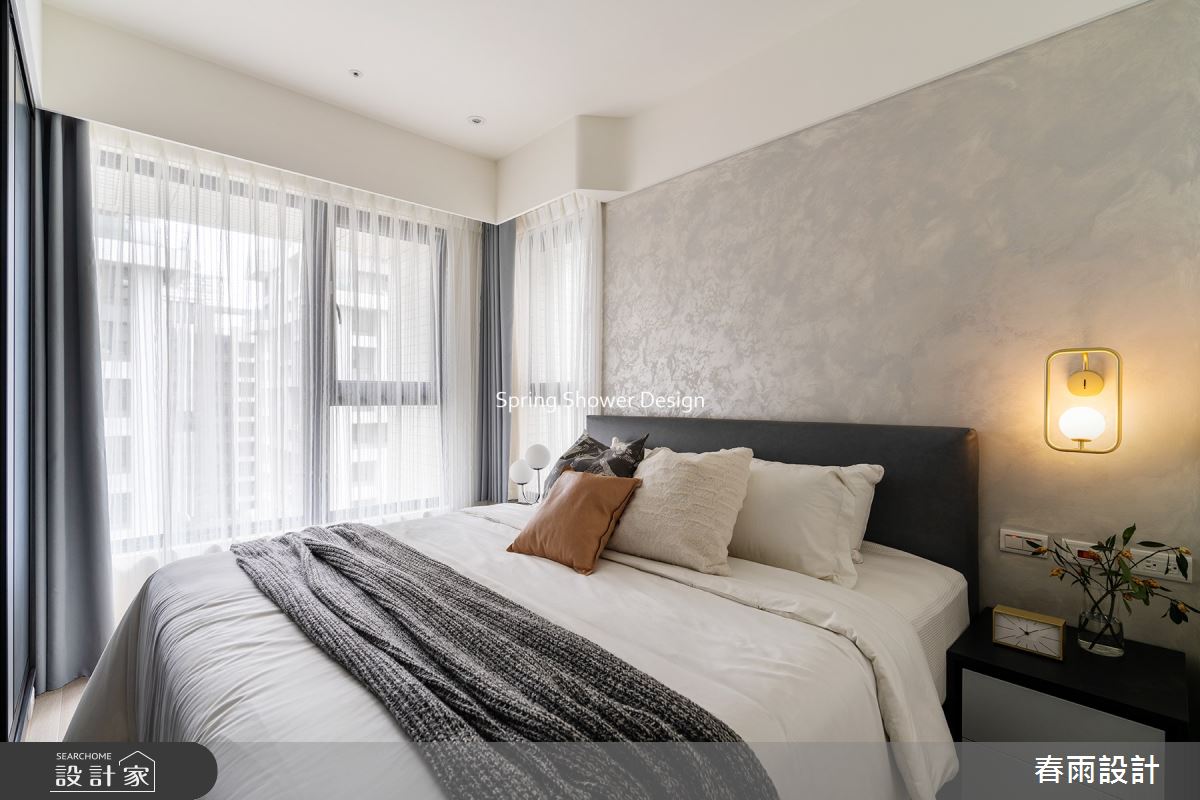 新成屋(5年以下)＿現代風臥室案例圖片＿春雨設計＿春雨_165 淡水宏盛蒙德里安之21