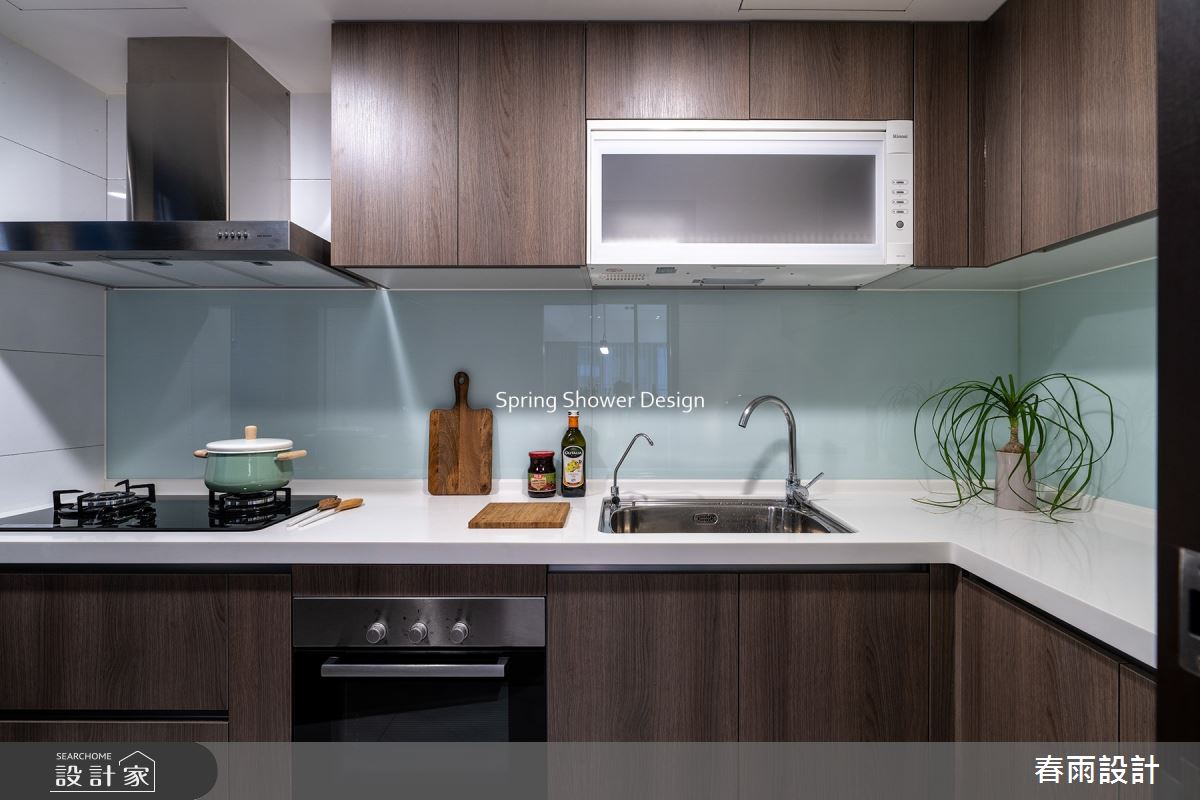 新成屋(5年以下)＿現代風廚房案例圖片＿春雨設計＿春雨_165 淡水宏盛蒙德里安之27
