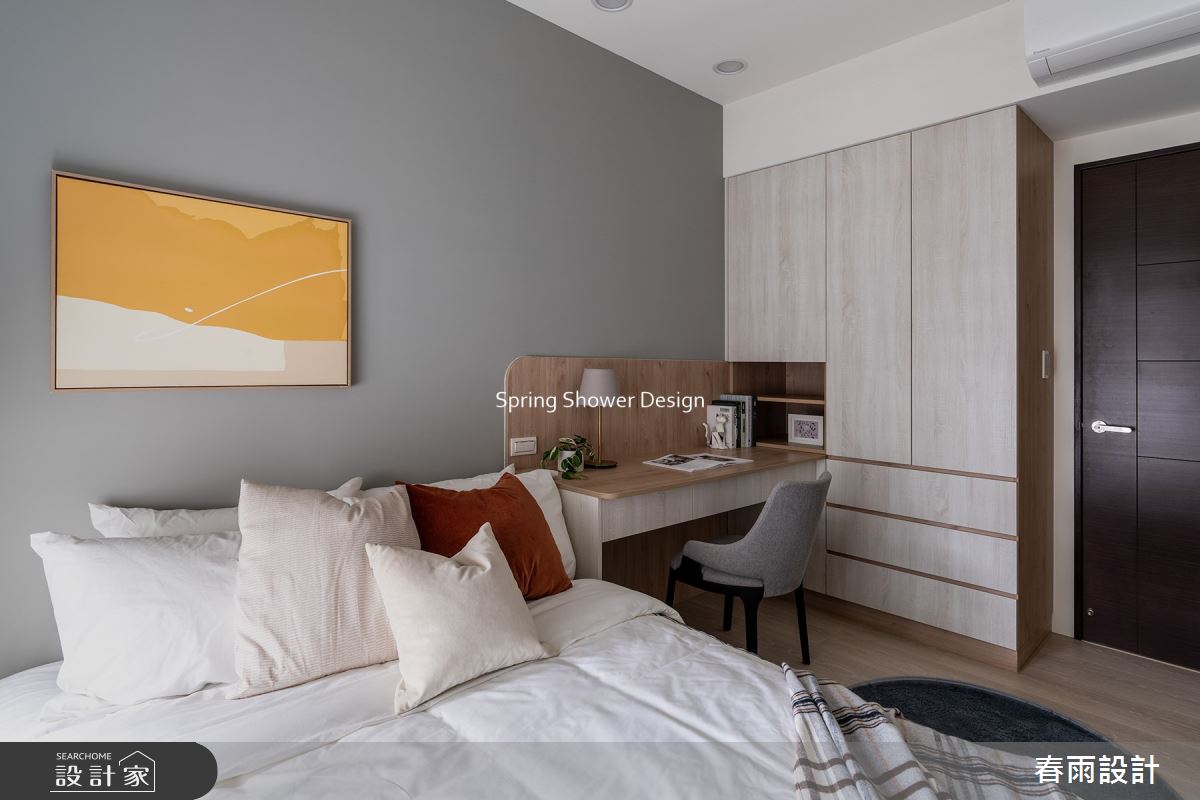 新成屋(5年以下)＿現代風臥室案例圖片＿春雨設計＿春雨_165 淡水宏盛蒙德里安之30