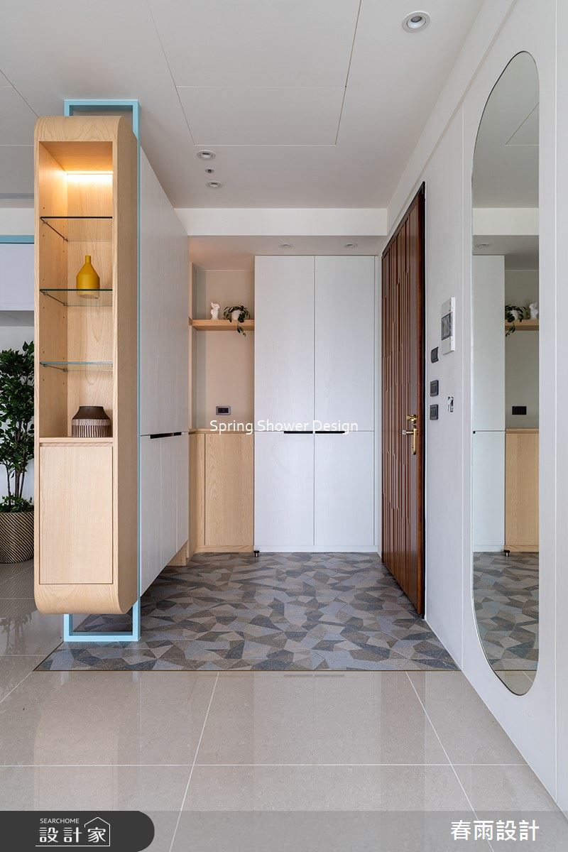 新成屋(5年以下)＿現代風玄關案例圖片＿春雨設計＿春雨_166 坤山沐慕之2