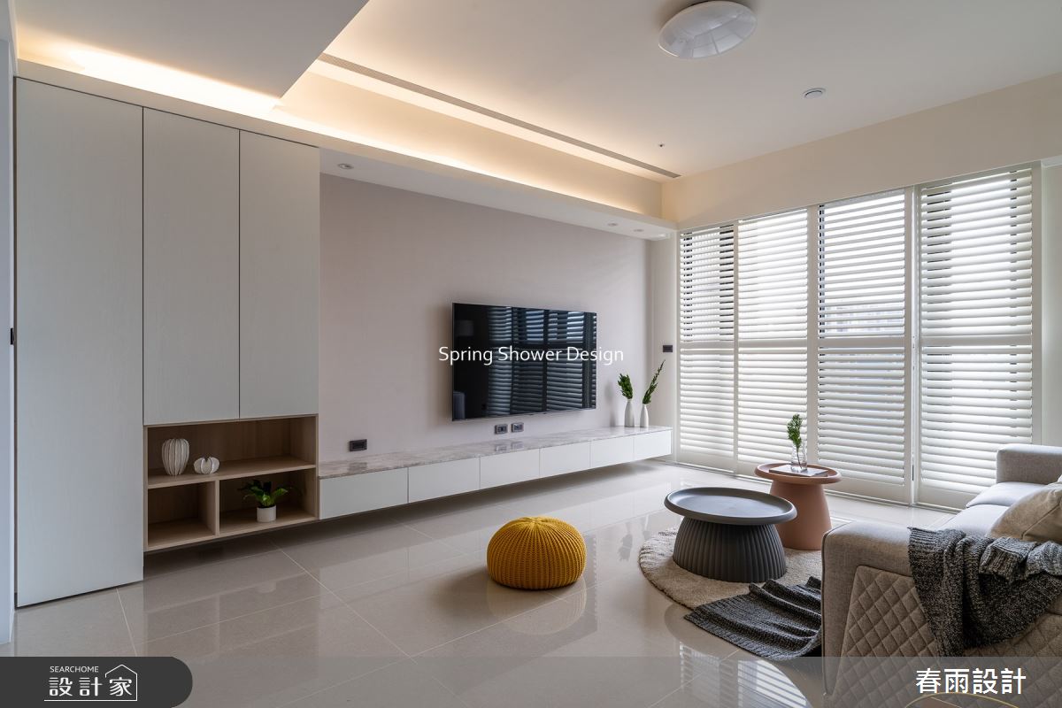 新成屋(5年以下)＿現代風客廳案例圖片＿春雨設計＿春雨_166 坤山沐慕之4