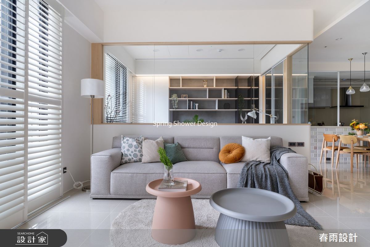 新成屋(5年以下)＿現代風客廳餐廳書房工作區案例圖片＿春雨設計＿春雨_166 坤山沐慕之6