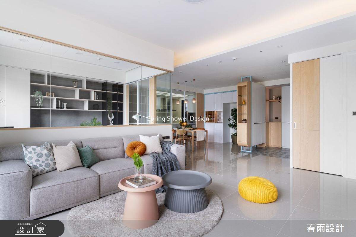 新成屋(5年以下)＿現代風玄關客廳餐廳書房工作區案例圖片＿春雨設計＿春雨_166 坤山沐慕之7