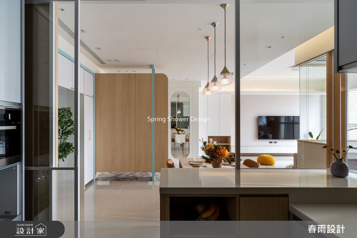 新成屋(5年以下)＿現代風玄關客廳廚房案例圖片＿春雨設計＿春雨_166 坤山沐慕之18
