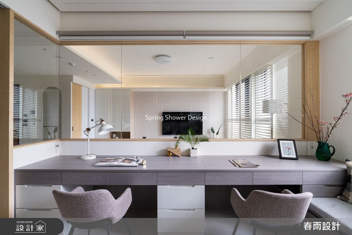 新成屋(5年以下)＿現代風客廳書房工作區案例圖片＿春雨設計＿春雨_166 坤山沐慕之19
