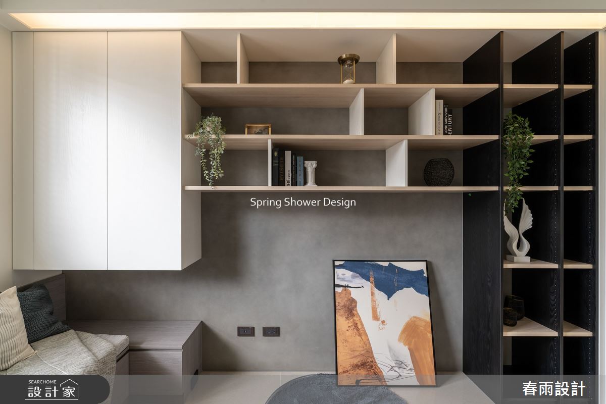 新成屋(5年以下)＿現代風書房工作區臥榻案例圖片＿春雨設計＿春雨_166 坤山沐慕之21