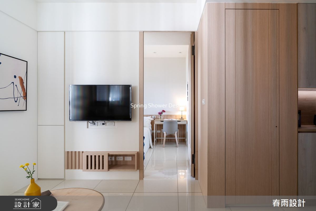 新成屋(5年以下)＿現代風客廳臥室案例圖片＿春雨設計＿春雨_167 逸偉華漾之23