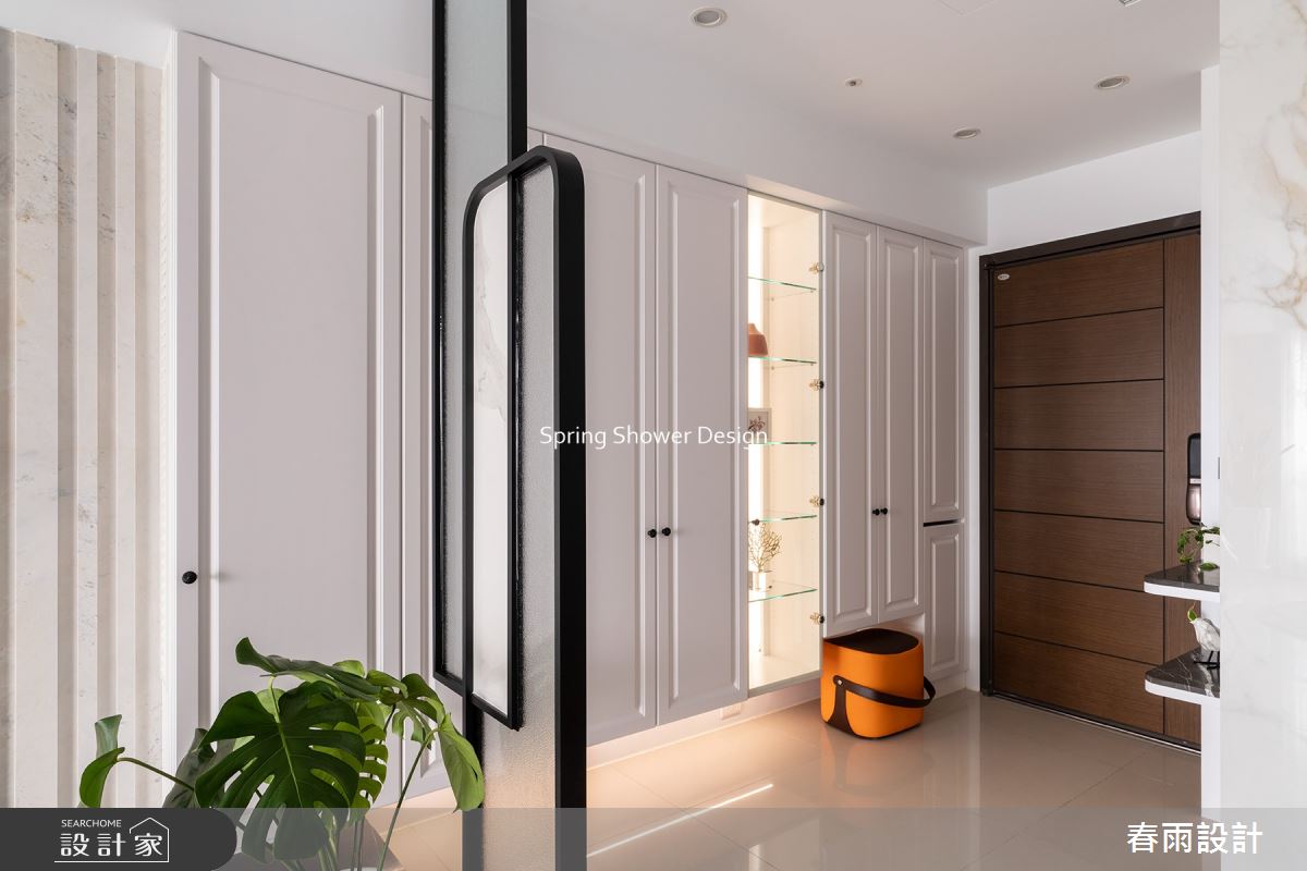 28坪新成屋(5年以下)＿現代風玄關案例圖片＿春雨設計＿春雨_168 瀧淳富居之3