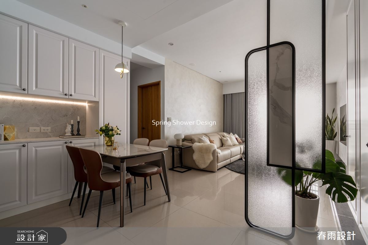 28坪新成屋(5年以下)＿現代風玄關客廳餐廳案例圖片＿春雨設計＿春雨_168 瀧淳富居之6
