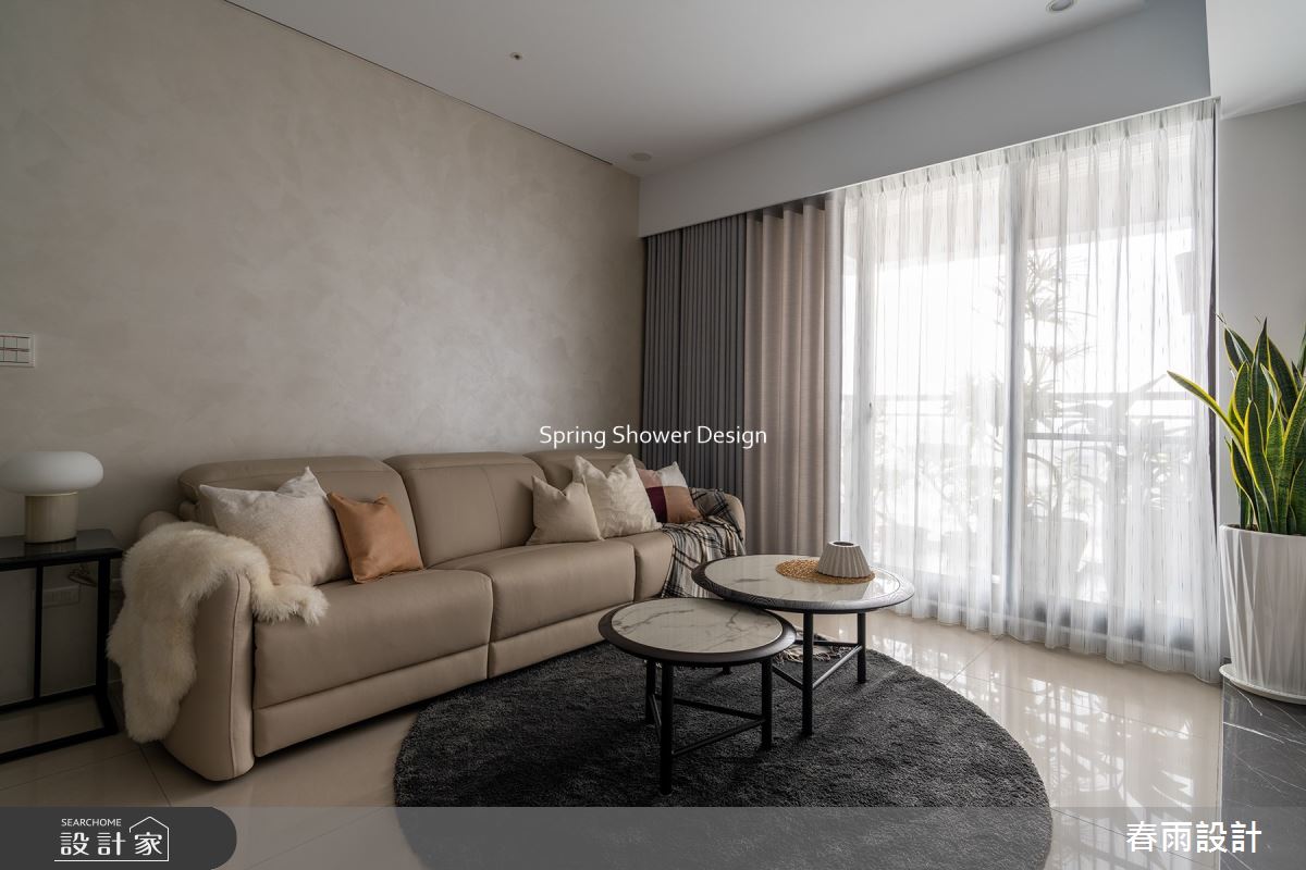 28坪新成屋(5年以下)＿現代風客廳案例圖片＿春雨設計＿春雨_168 瀧淳富居之12