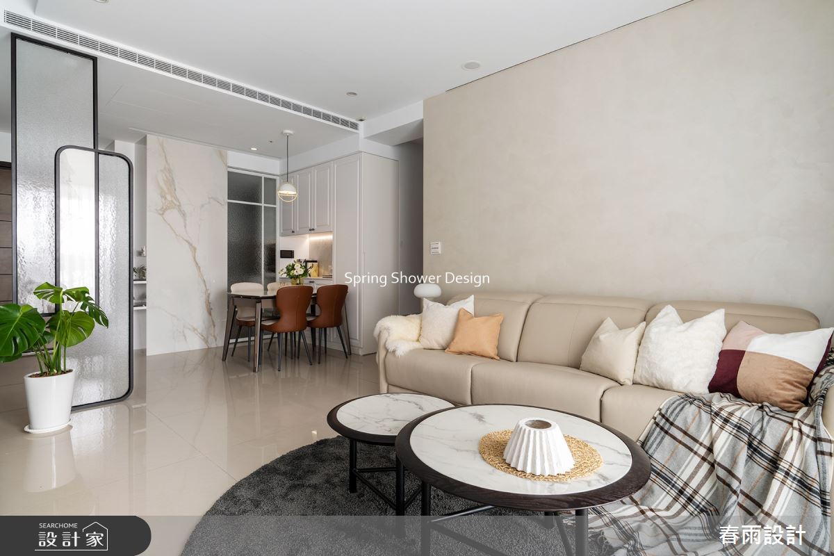 28坪新成屋(5年以下)＿現代風客廳餐廳案例圖片＿春雨設計＿春雨_168 瀧淳富居之13