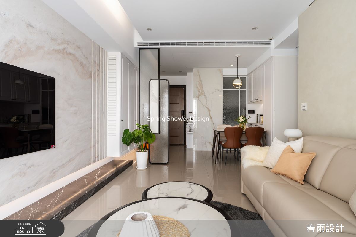 28坪新成屋(5年以下)＿現代風客廳餐廳案例圖片＿春雨設計＿春雨_168 瀧淳富居之14