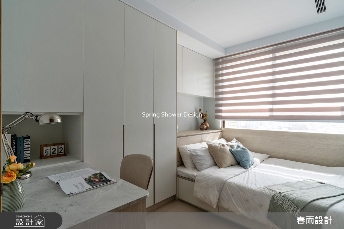28坪新成屋(5年以下)＿現代風臥室案例圖片＿春雨設計＿春雨_168 瀧淳富居之19