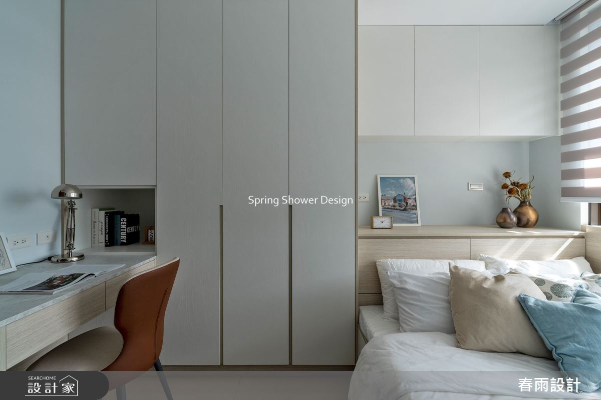 28坪新成屋(5年以下)＿現代風臥室案例圖片＿春雨設計＿春雨_168 瀧淳富居之21