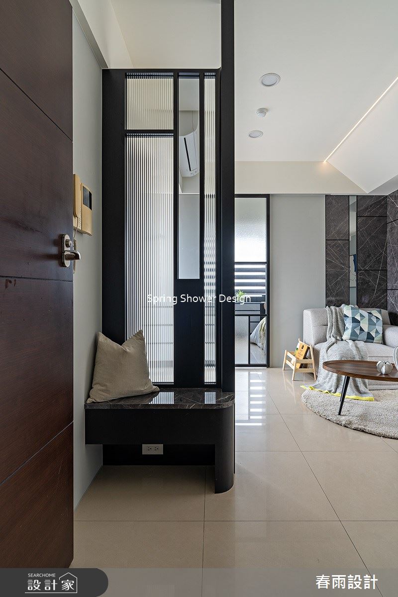 老屋(16~30年)＿現代風玄關客廳案例圖片＿春雨設計＿春雨_169 永元路之1