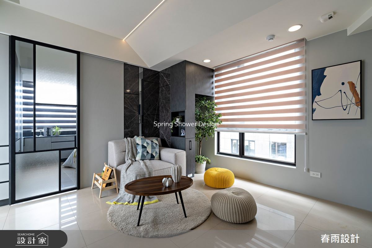 老屋(16~30年)＿現代風客廳案例圖片＿春雨設計＿春雨_169 永元路之3