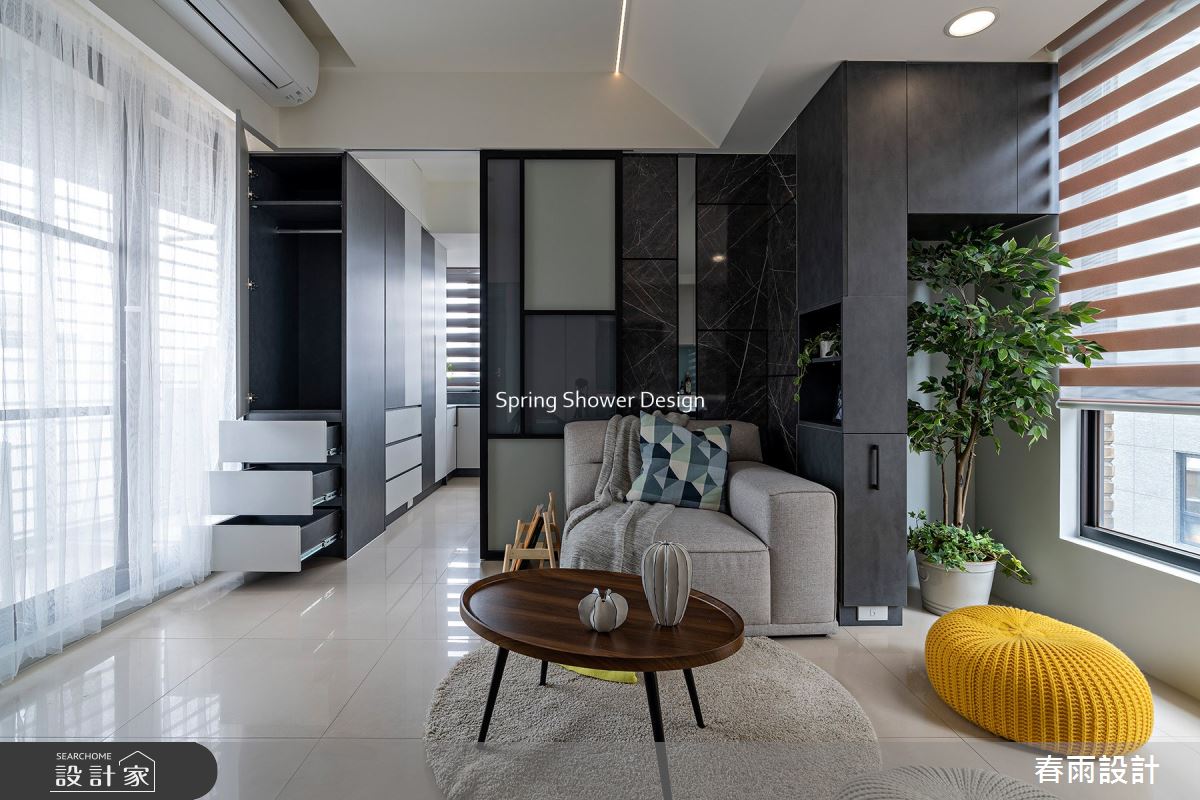 老屋(16~30年)＿現代風客廳案例圖片＿春雨設計＿春雨_169 永元路之6