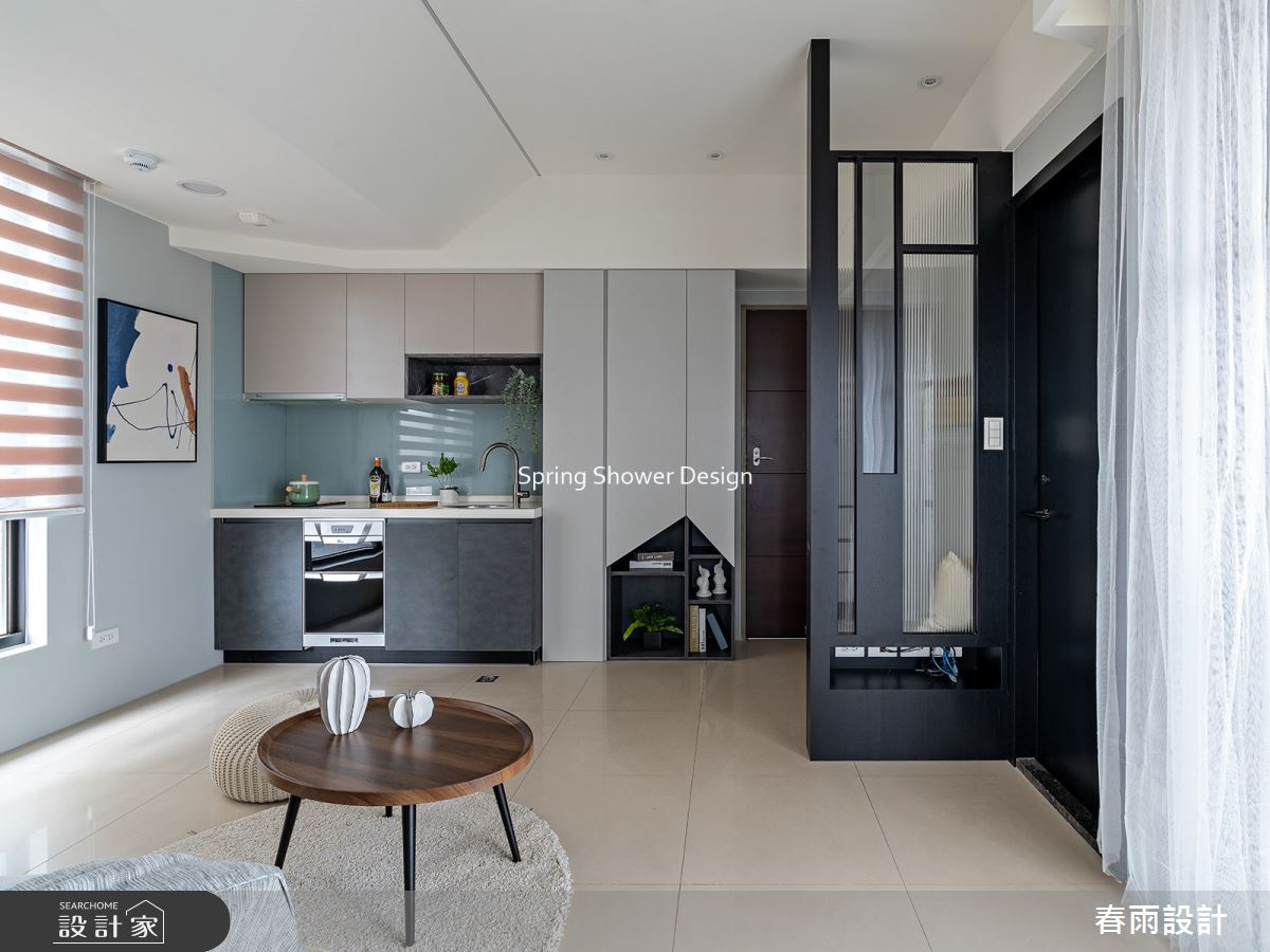 老屋(16~30年)＿現代風客廳餐廳廚房案例圖片＿春雨設計＿春雨_169 永元路之9