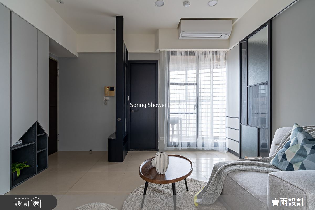 老屋(16~30年)＿現代風玄關客廳案例圖片＿春雨設計＿春雨_169 永元路之15