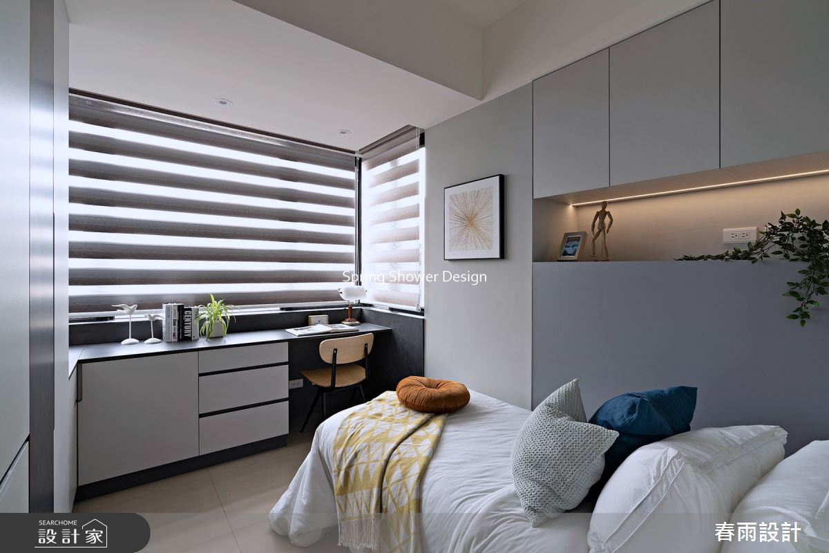 老屋(16~30年)＿現代風臥室案例圖片＿春雨設計＿春雨_169 永元路之21