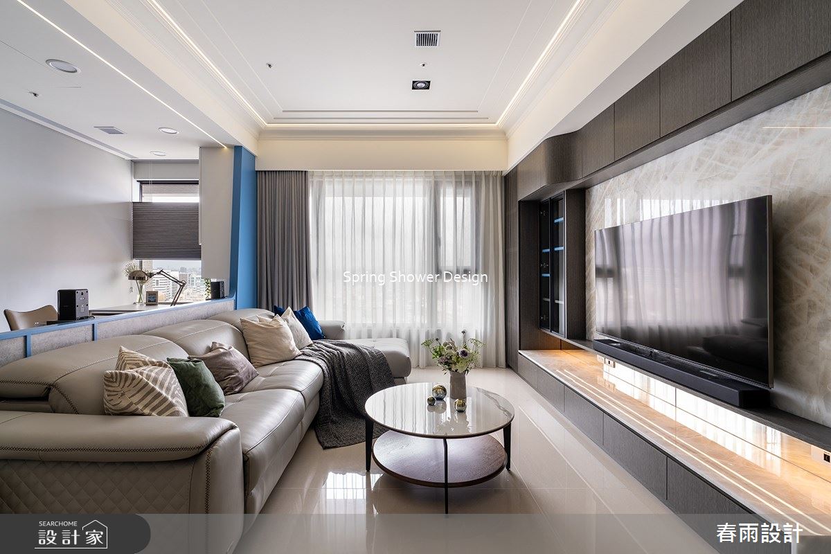 新成屋(5年以下)＿現代風客廳書房工作區案例圖片＿春雨設計＿春雨_170 碧湖天之10