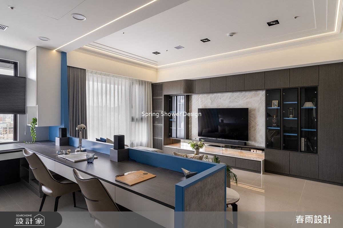新成屋(5年以下)＿現代風客廳書房工作區案例圖片＿春雨設計＿春雨_170 碧湖天之11