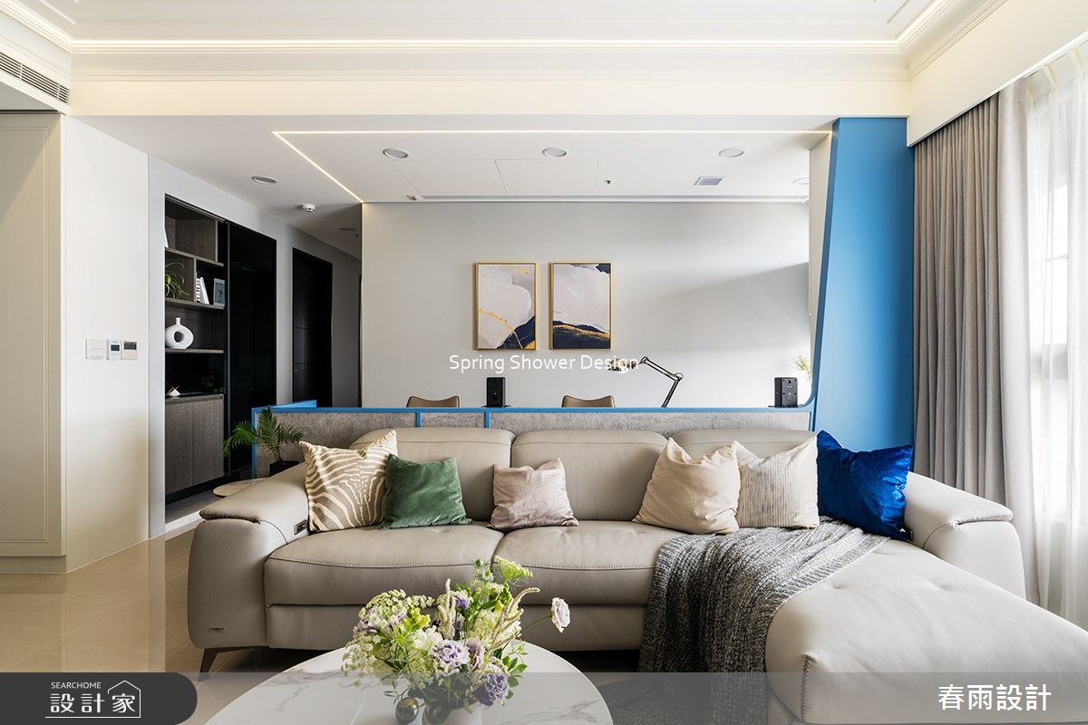 新成屋(5年以下)＿現代風客廳書房工作區案例圖片＿春雨設計＿春雨_170 碧湖天之13