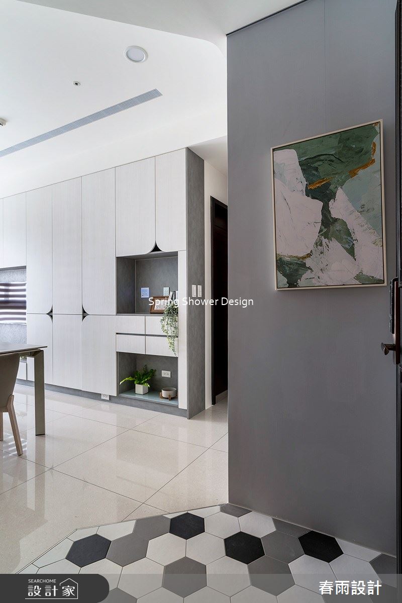 15坪新成屋(5年以下)＿現代風玄關案例圖片＿春雨設計＿春雨_171 遠雄CASA之2