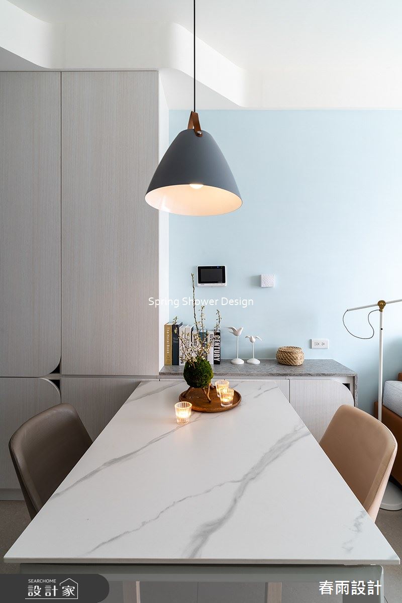 15坪新成屋(5年以下)＿現代風餐廳案例圖片＿春雨設計＿春雨_171 遠雄CASA之13