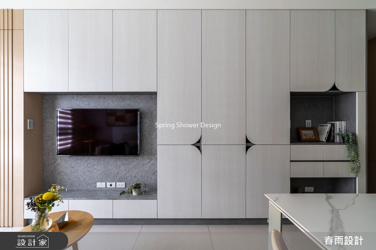 15坪新成屋(5年以下)＿現代風客廳案例圖片＿春雨設計＿春雨_171 遠雄CASA之14