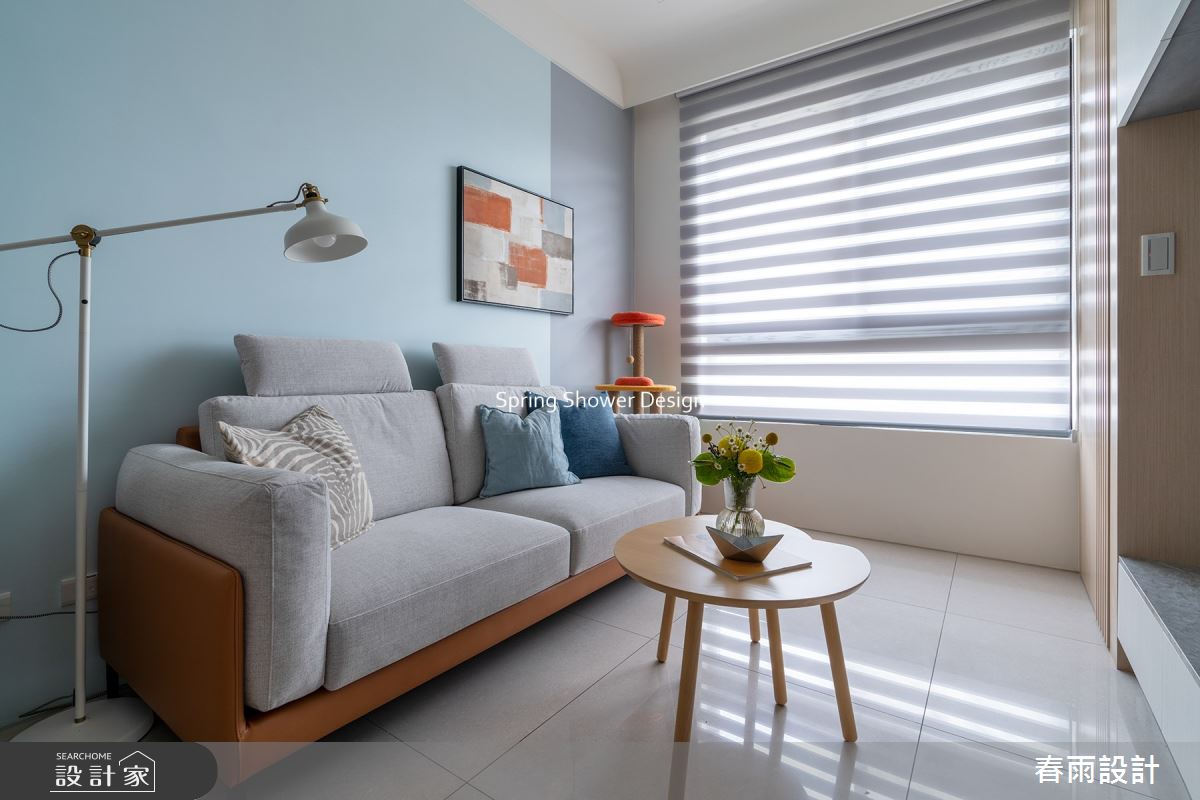 15坪新成屋(5年以下)＿現代風客廳案例圖片＿春雨設計＿春雨_171 遠雄CASA之15