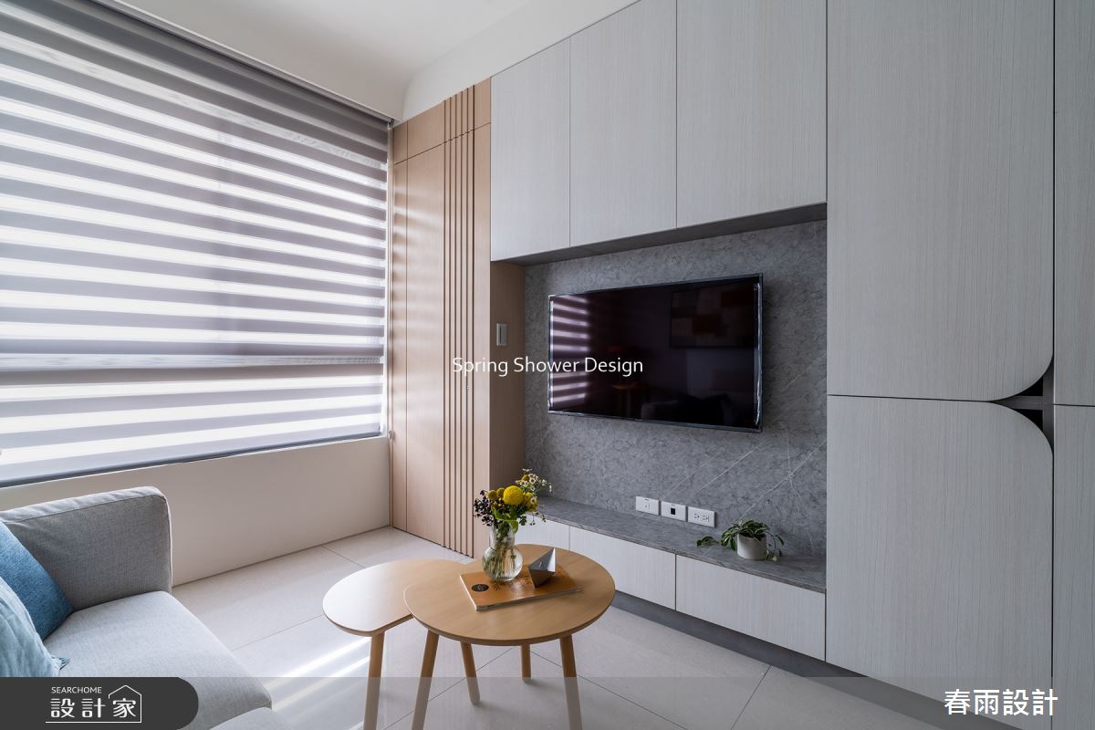 15坪新成屋(5年以下)＿現代風客廳案例圖片＿春雨設計＿春雨_171 遠雄CASA之17