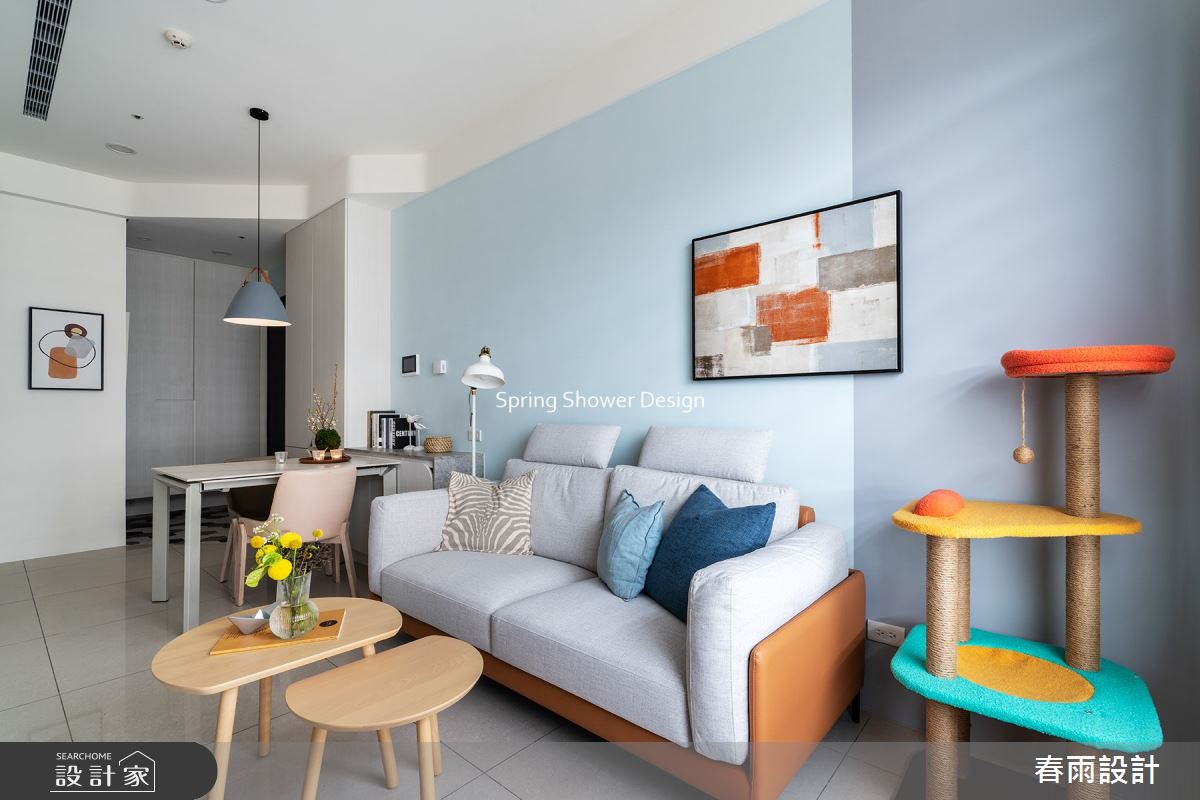 15坪新成屋(5年以下)＿現代風客廳案例圖片＿春雨設計＿春雨_171 遠雄CASA之18