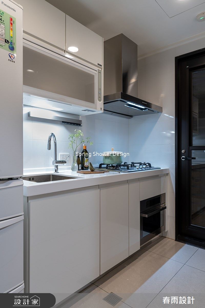 15坪新成屋(5年以下)＿現代風廚房案例圖片＿春雨設計＿春雨_171 遠雄CASA之20