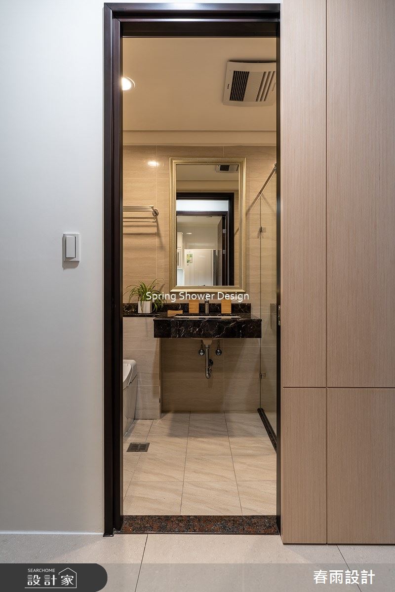15坪新成屋(5年以下)＿現代風浴室案例圖片＿春雨設計＿春雨_171 遠雄CASA之23