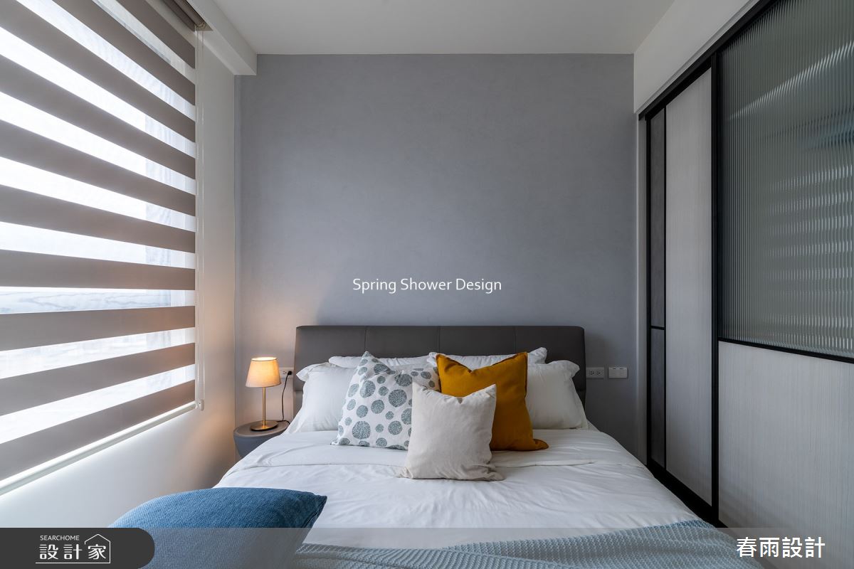 15坪新成屋(5年以下)＿現代風臥室案例圖片＿春雨設計＿春雨_171 遠雄CASA之26