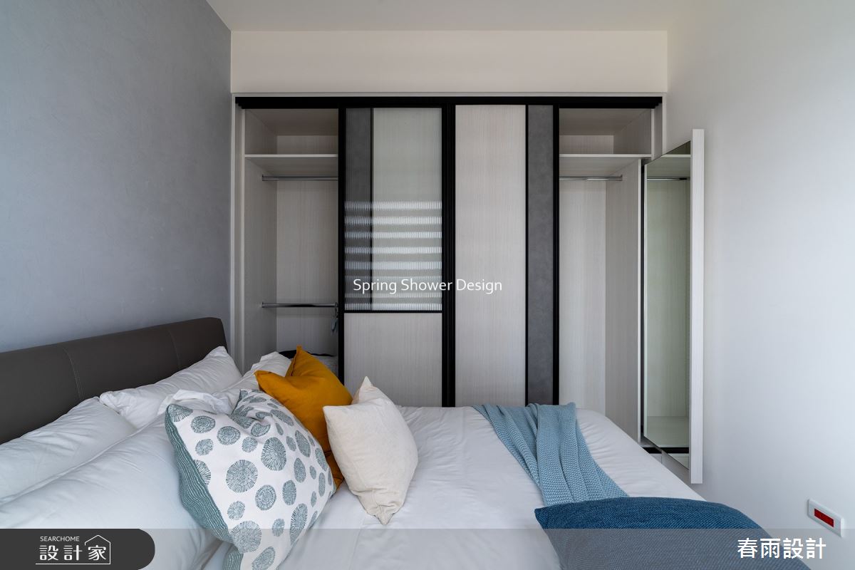 15坪新成屋(5年以下)＿現代風臥室案例圖片＿春雨設計＿春雨_171 遠雄CASA之29