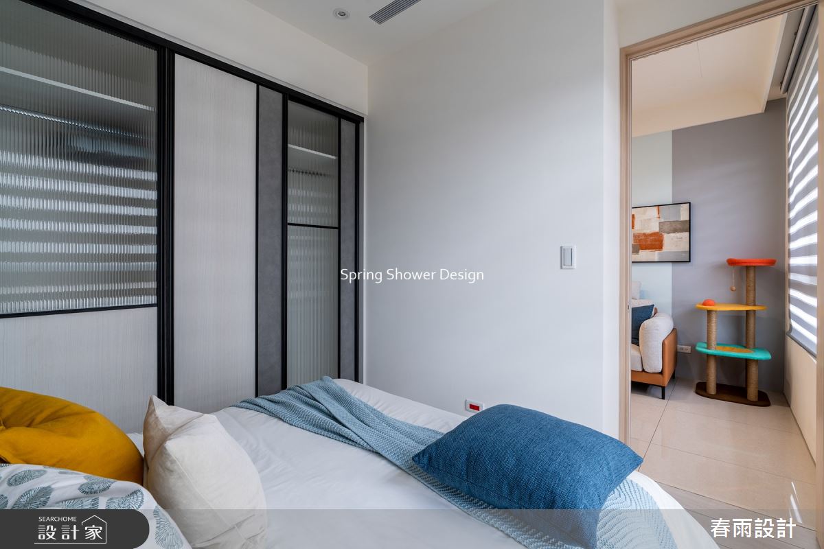 15坪新成屋(5年以下)＿現代風臥室案例圖片＿春雨設計＿春雨_171 遠雄CASA之30