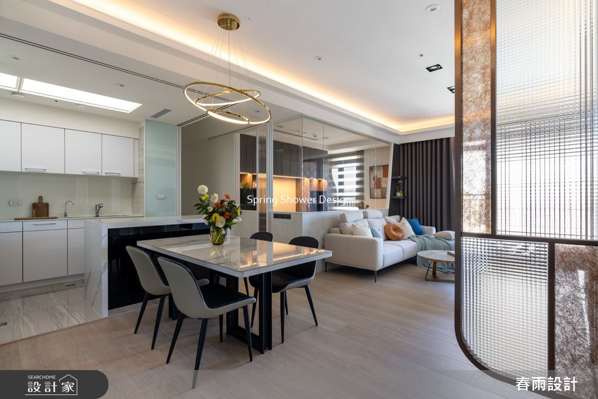 新成屋(5年以下)＿現代風客廳餐廳廚房案例圖片＿春雨設計＿春雨_172 久泰皇品之5