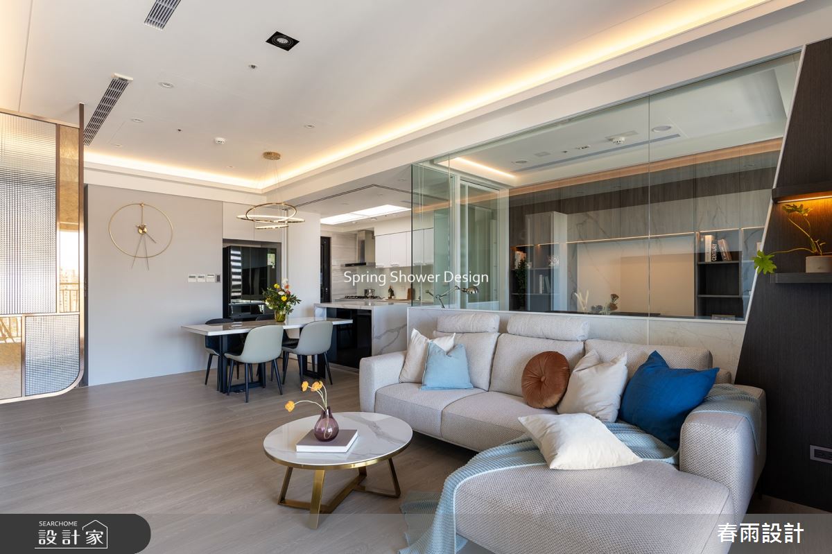 新成屋(5年以下)＿現代風客廳餐廳廚房案例圖片＿春雨設計＿春雨_172 久泰皇品之10