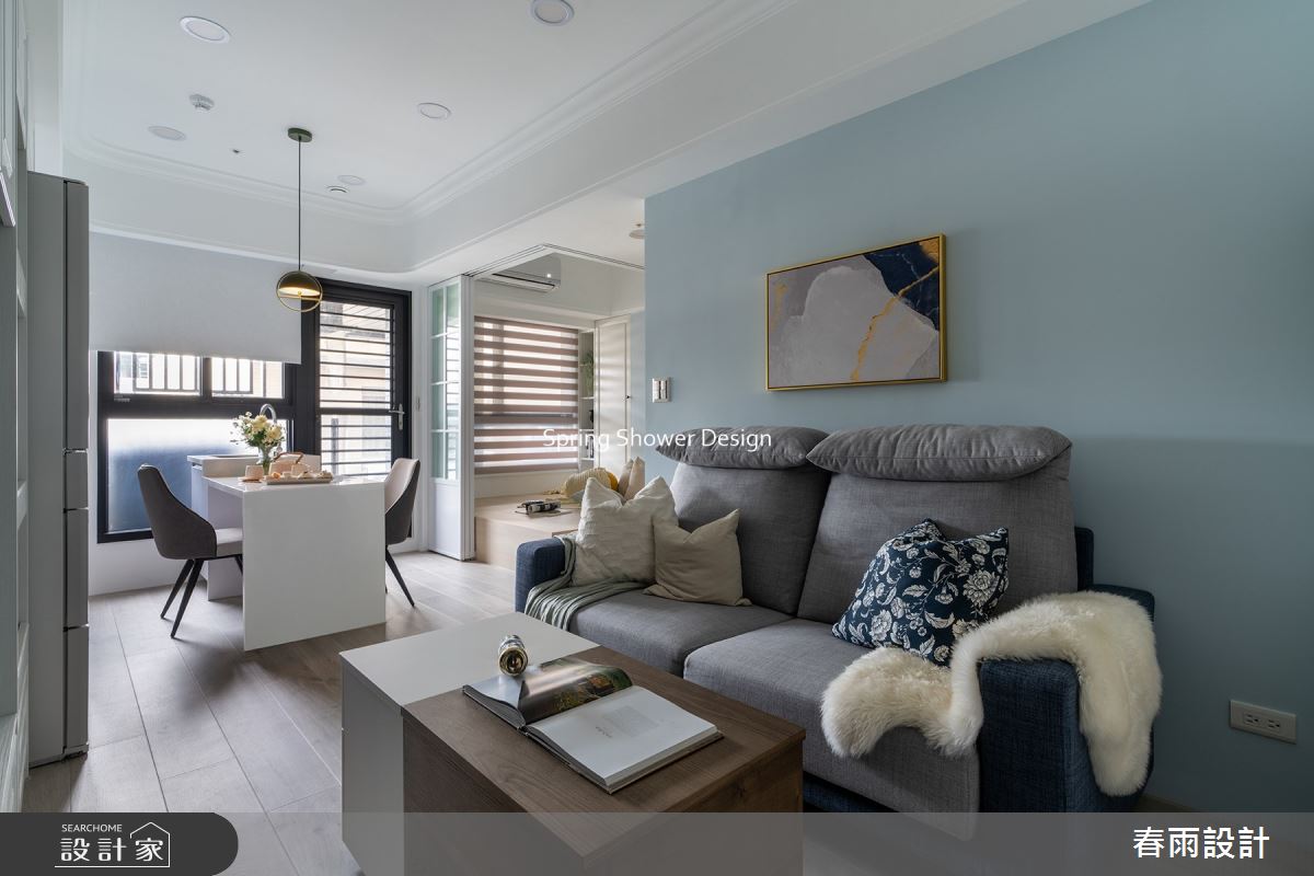 新成屋(5年以下)＿美式風客廳餐廳多功能室案例圖片＿春雨設計＿春雨_173 文化潤隆之2