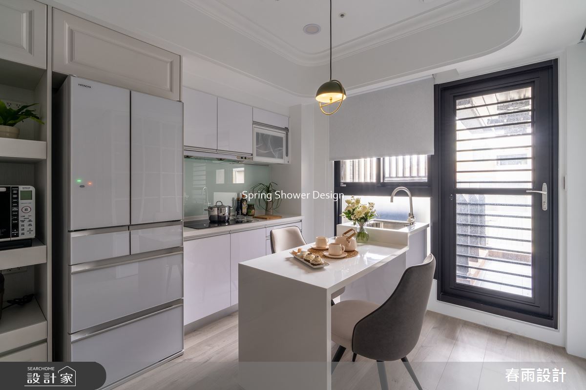 新成屋(5年以下)＿美式風餐廳廚房案例圖片＿春雨設計＿春雨_173 文化潤隆之18
