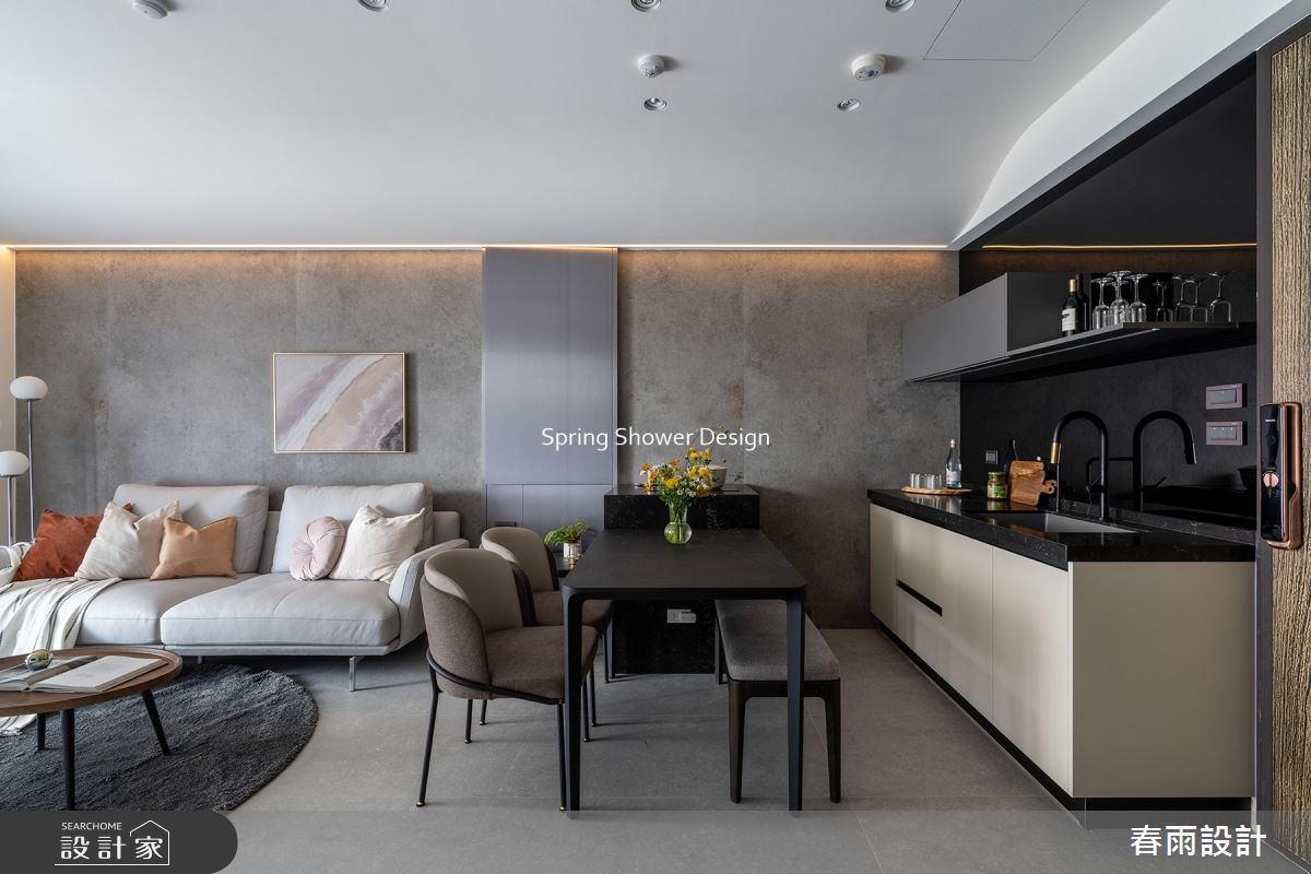 新成屋(5年以下)＿飯店風客廳餐廳廚房案例圖片＿春雨設計＿春雨_174 宜蘭劉公館之4