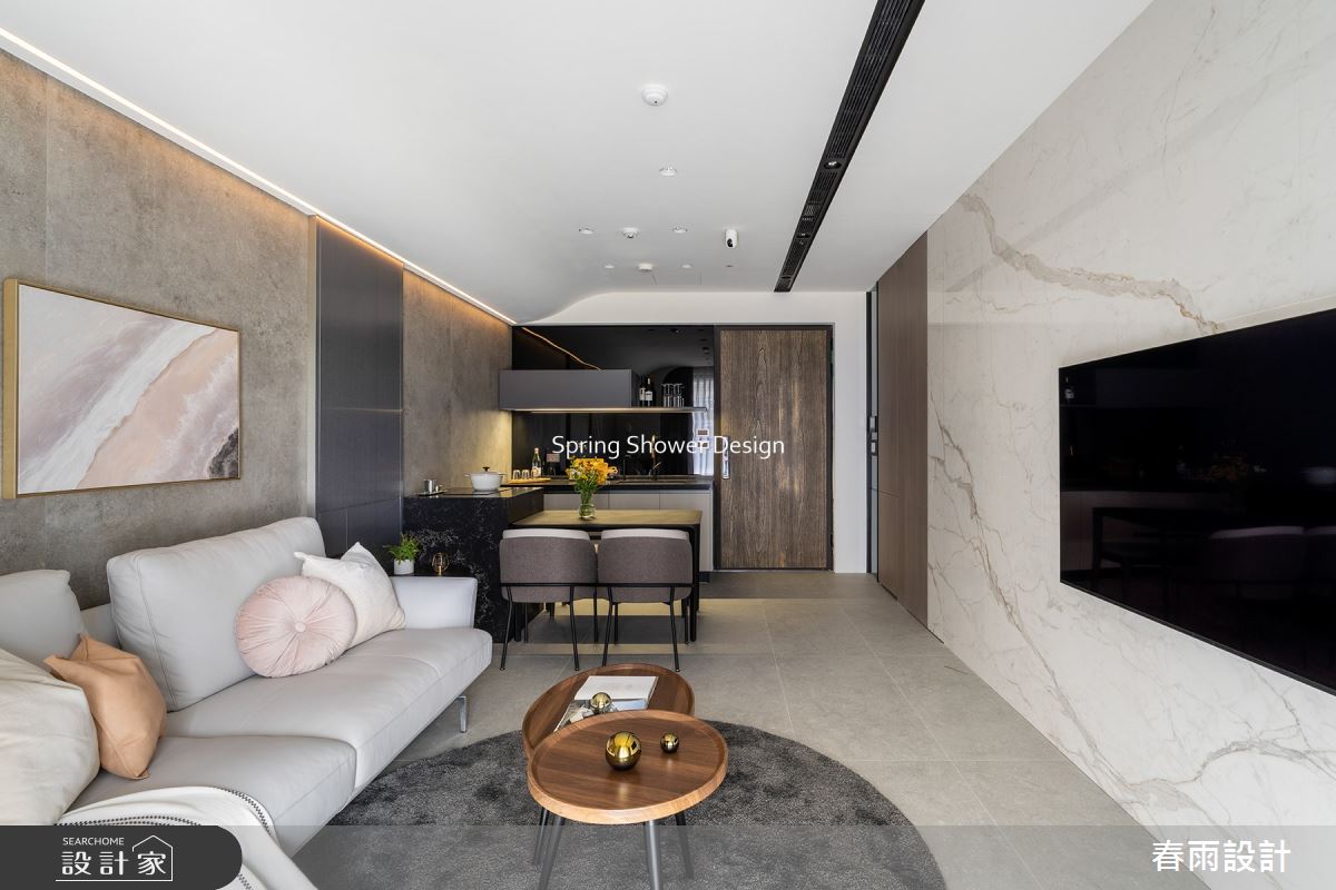 新成屋(5年以下)＿飯店風客廳餐廳廚房案例圖片＿春雨設計＿春雨_174 宜蘭劉公館之5