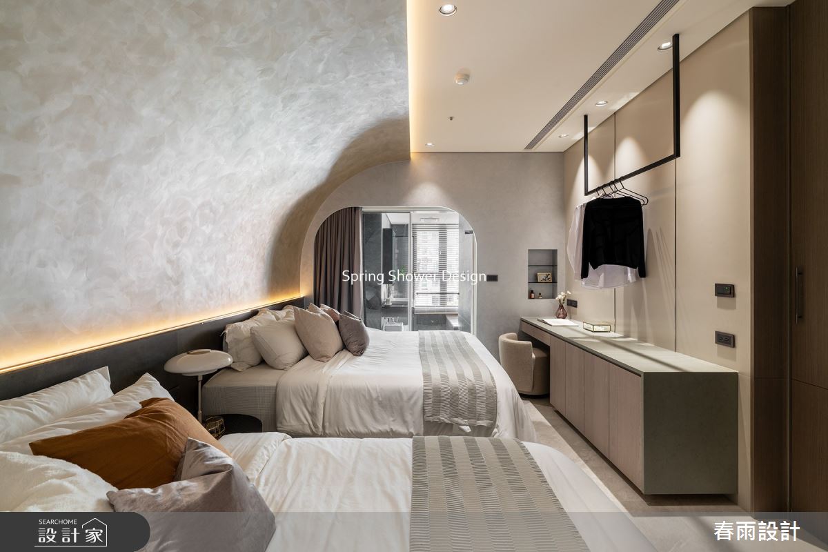 新成屋(5年以下)＿飯店風臥室浴室案例圖片＿春雨設計＿春雨_174 宜蘭劉公館之12