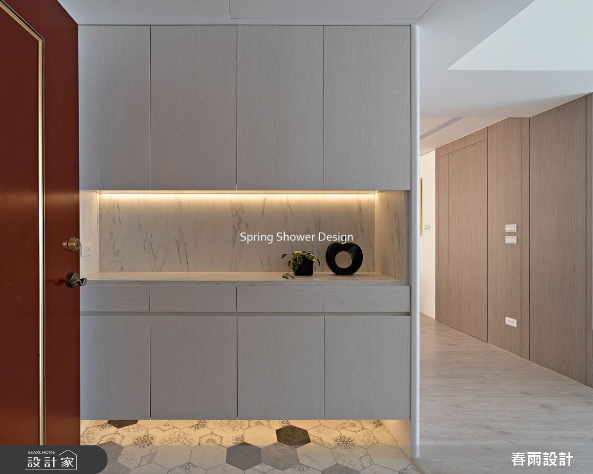 老屋(16~30年)＿現代風玄關案例圖片＿春雨設計＿春雨_175 陸光一街之1
